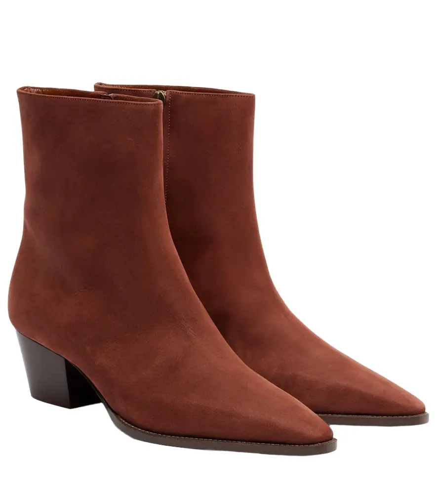 Manolo Blahnik Aliera 50 suede ankle boots