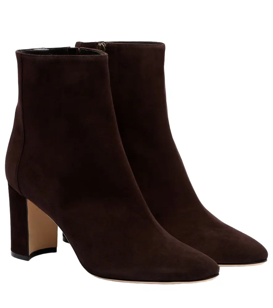 Manolo Blahnik Rosie 70 suede ankle boots