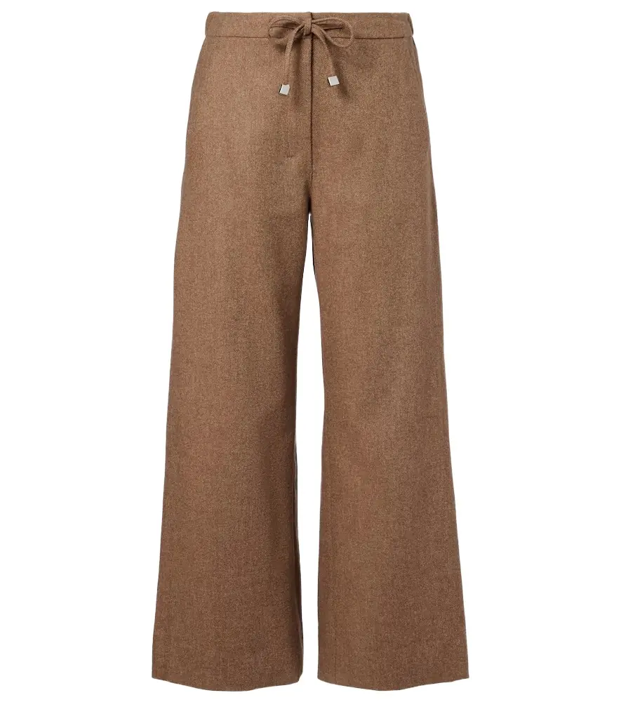 'S Max Mara Livio wool and cashmere wide-leg pants
