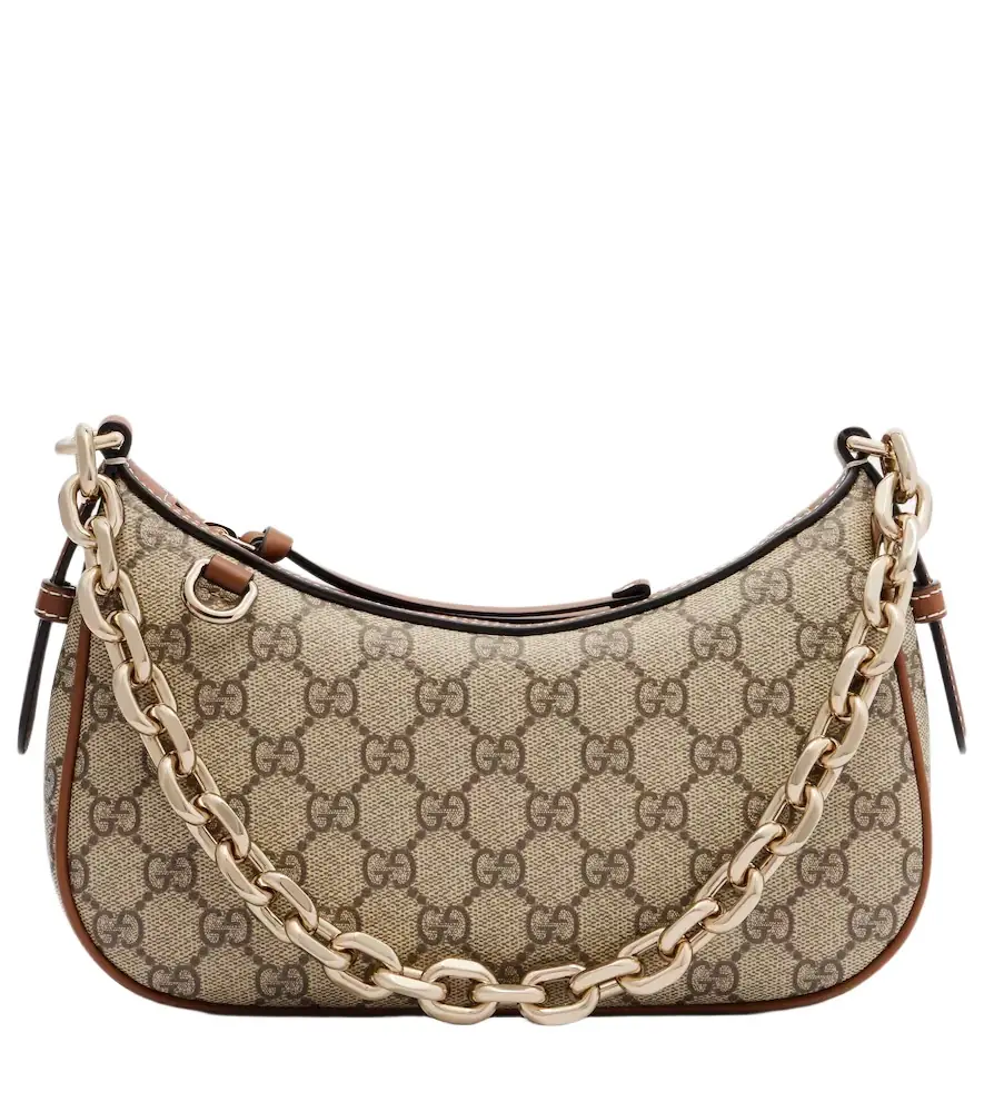 Gucci GG Emblem Small canvas shoulder bag