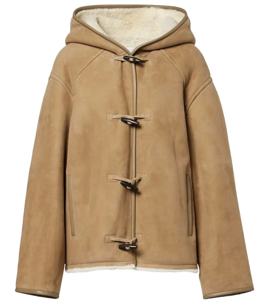 Yves Salomon Reversible leather and shearling jacket
