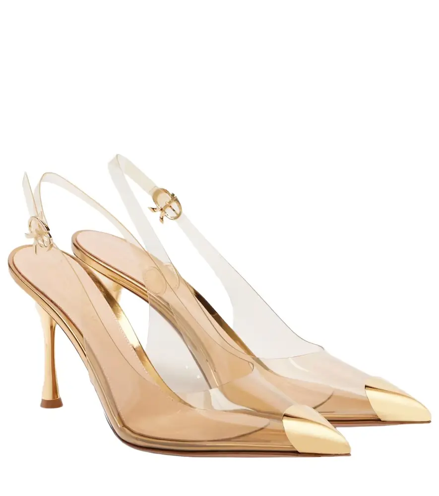 Gianvito Rossi Diana 85 PVC slingback pumps