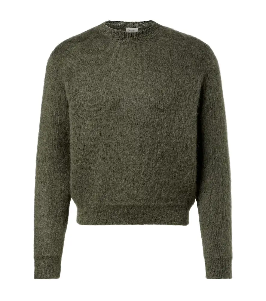 Saint Laurent Mohair and wool-blend sweater