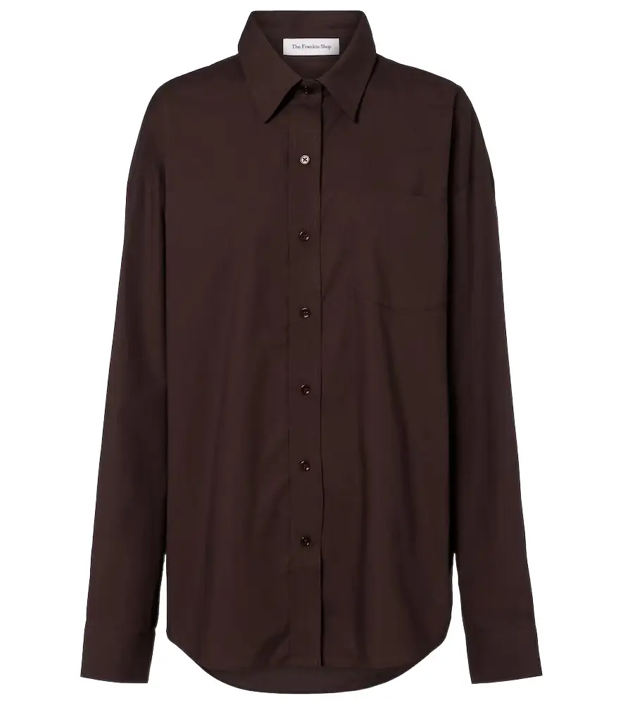 The Frankie Shop Ornella oversized cotton shirt