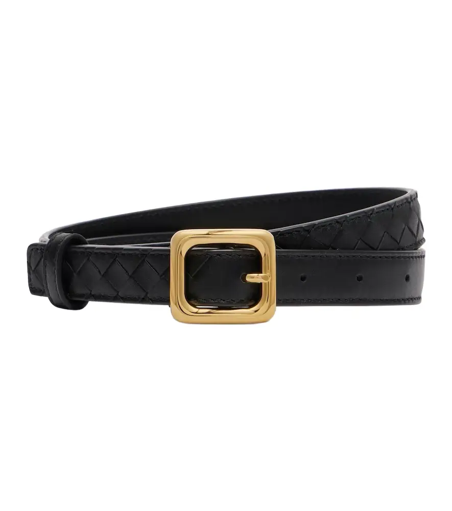 Bottega Veneta Intrecciato leather belt