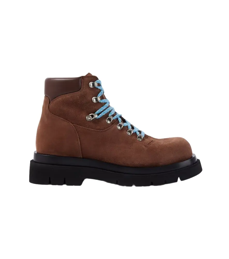 Bottega Veneta Lug suede ankle boots