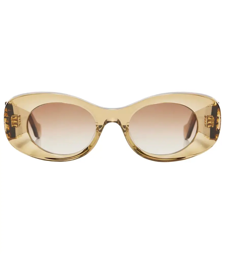 Loewe Anagram oval sunglasses