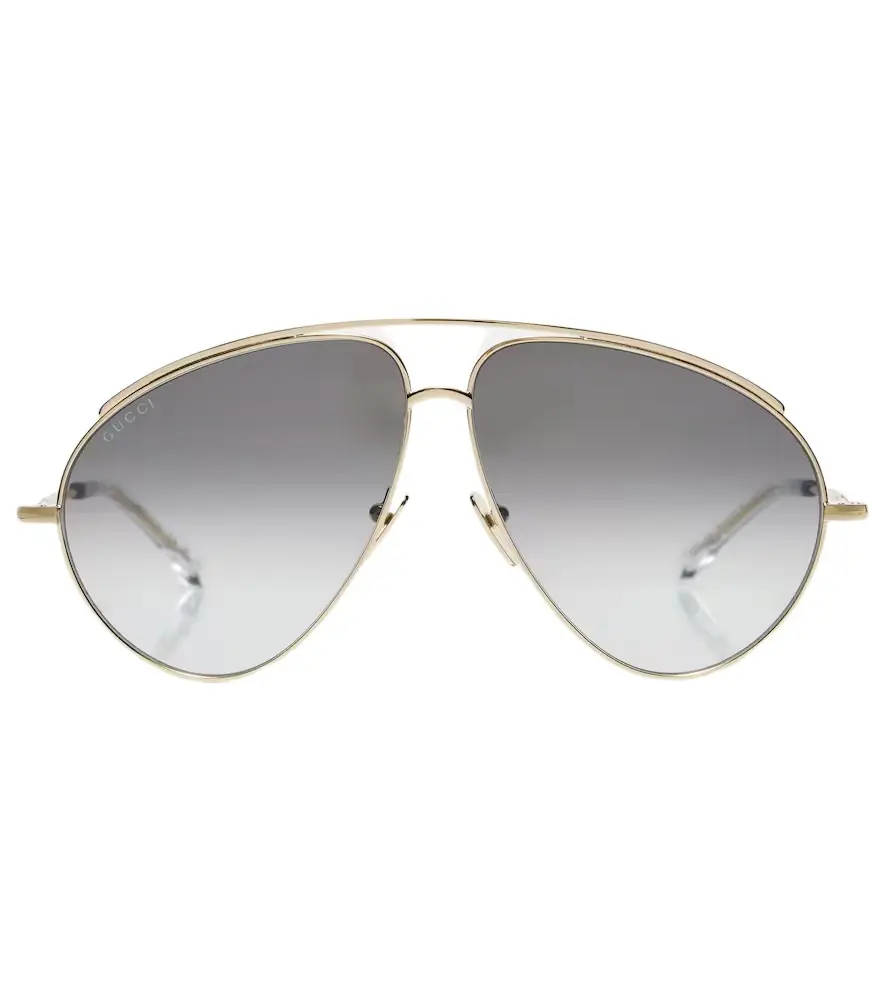Gucci Oversized aviator sunglasses
