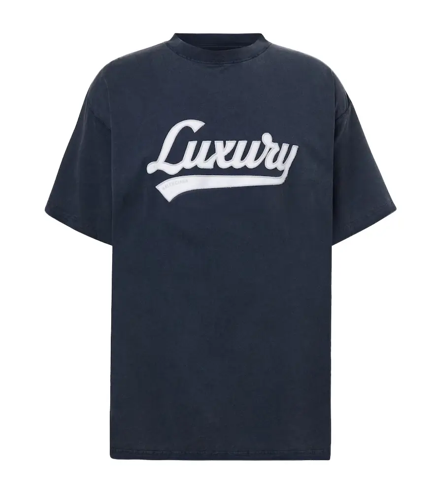 Balenciaga Printed cotton jersey T-shirt