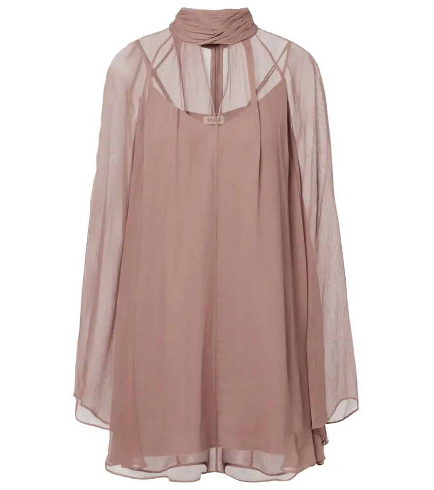 Staud Esther chiffon minidress