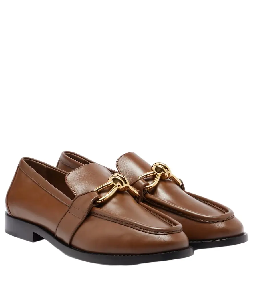 Bottega Veneta Astaire Knot leather loafers
