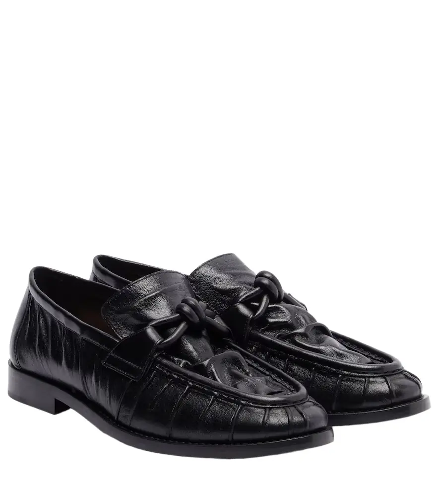 Bottega Veneta Astaire Knot leather loafers
