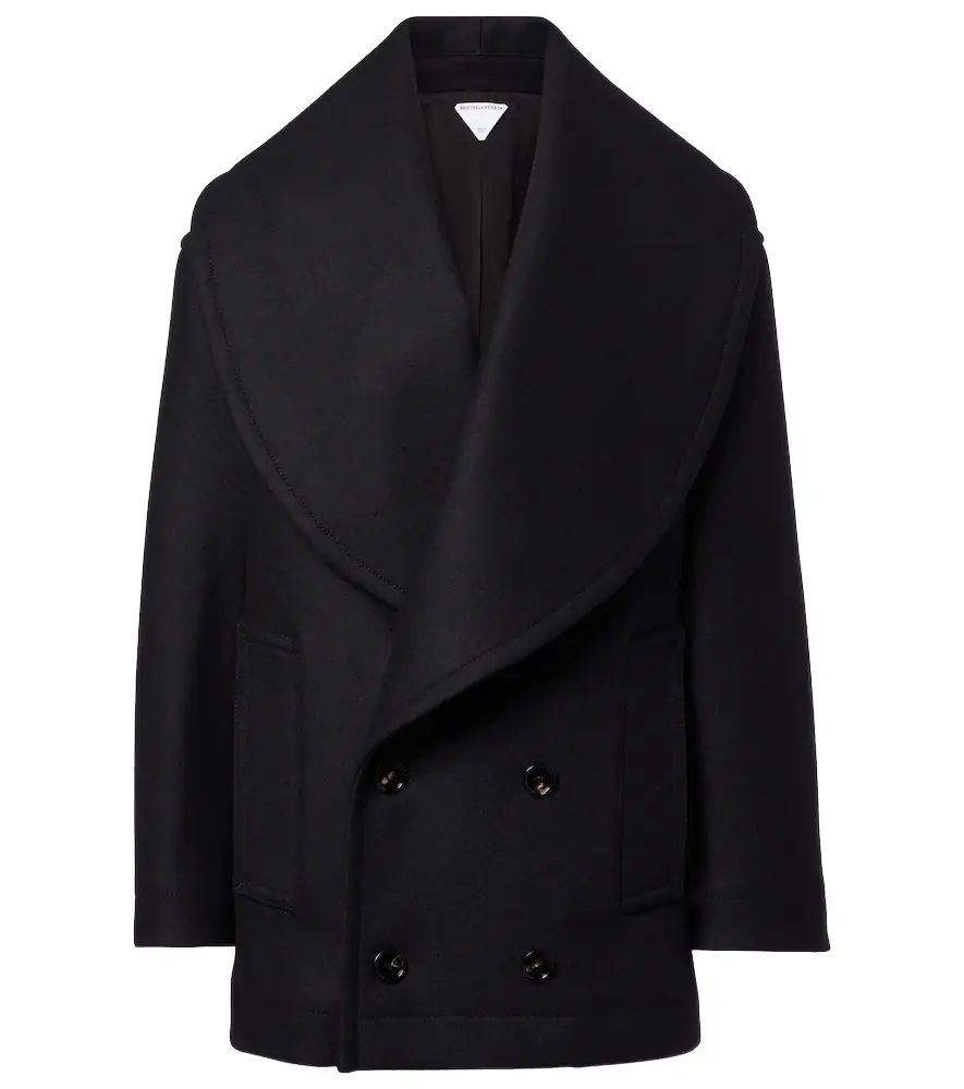 Bottega Veneta Double-breasted wool coat