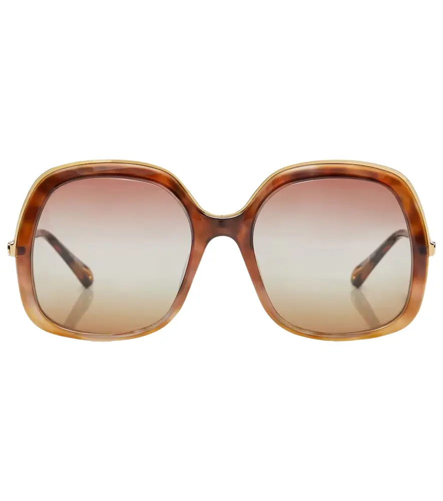 Chloe Chloé Aly oversized square sunglasses