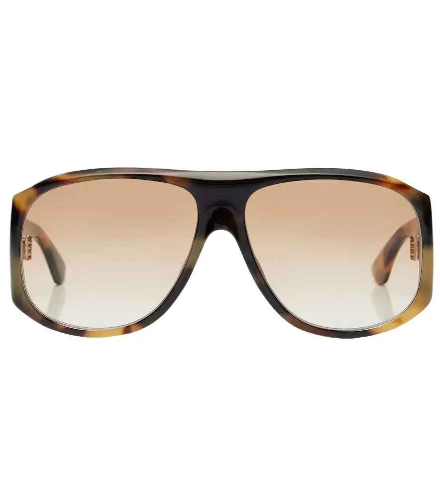 Chloe Chloé Logo oversized sunglasses