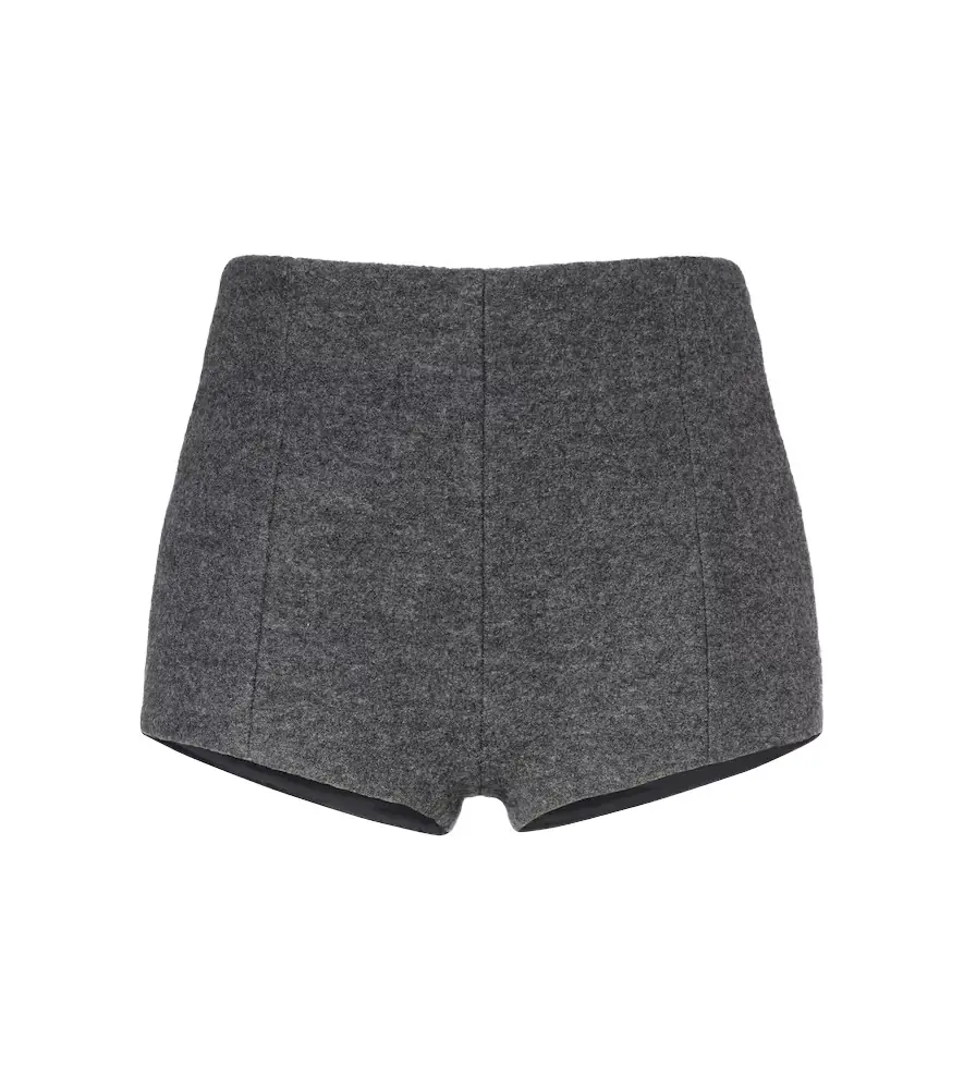 The Frankie Shop Vail virgin wool shorts