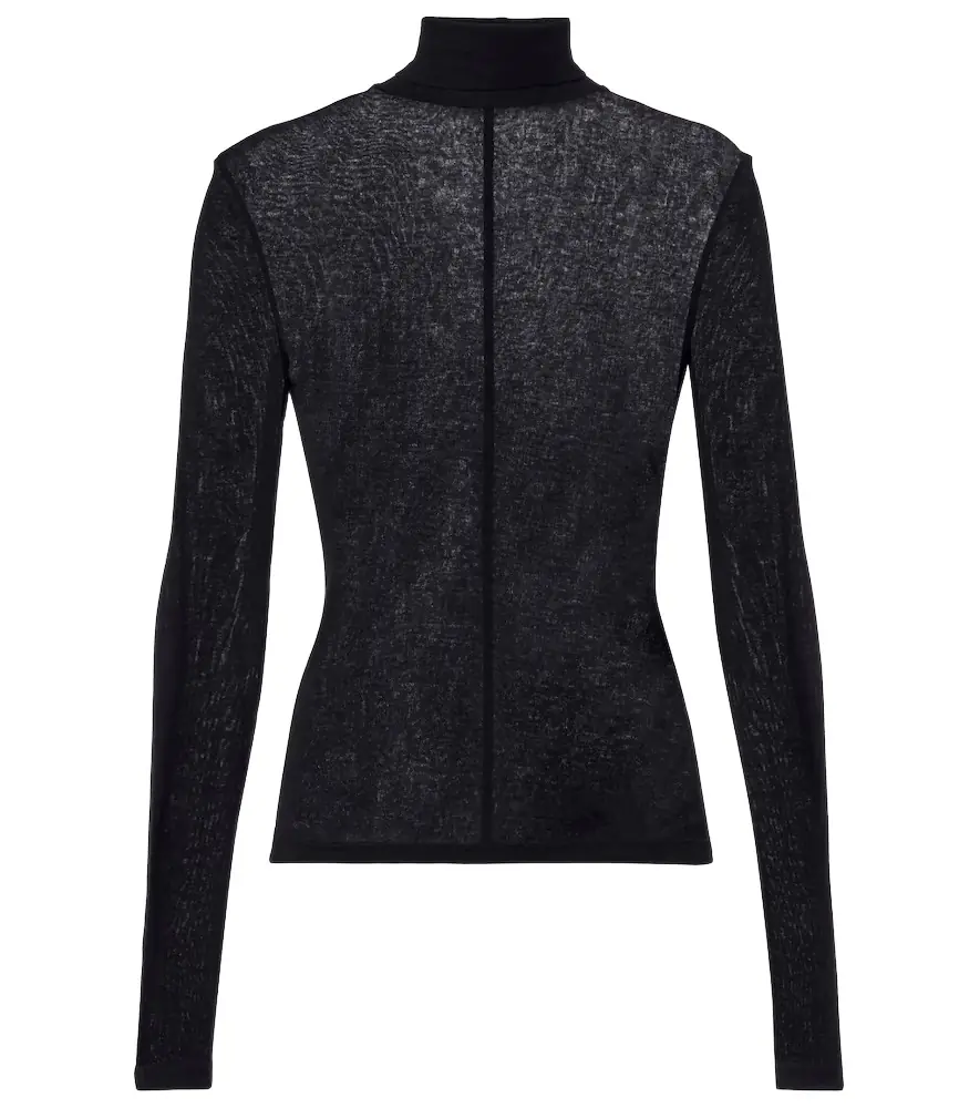 The Frankie Shop Evren cotton turtleneck top