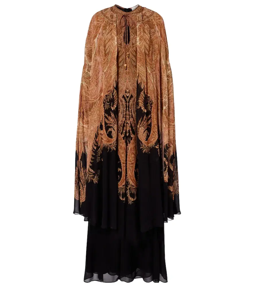 Zimmermann Hypnotic caped maxi dress
