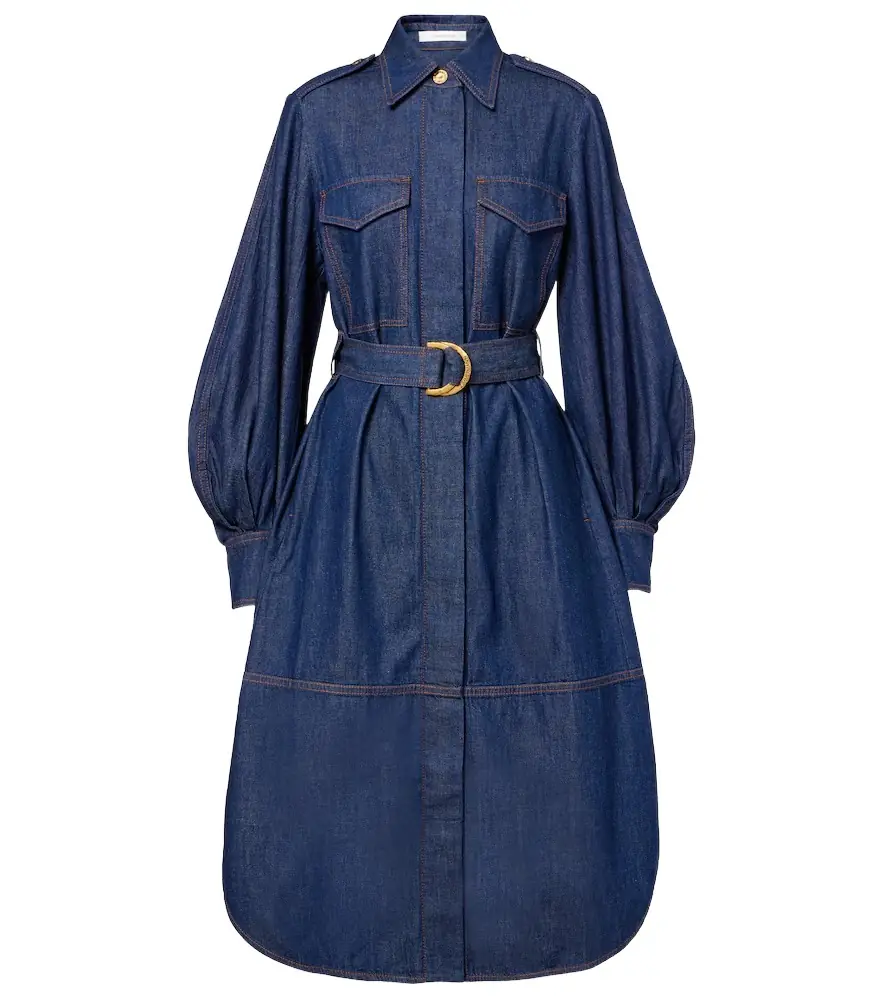Zimmermann Denim midi dress
