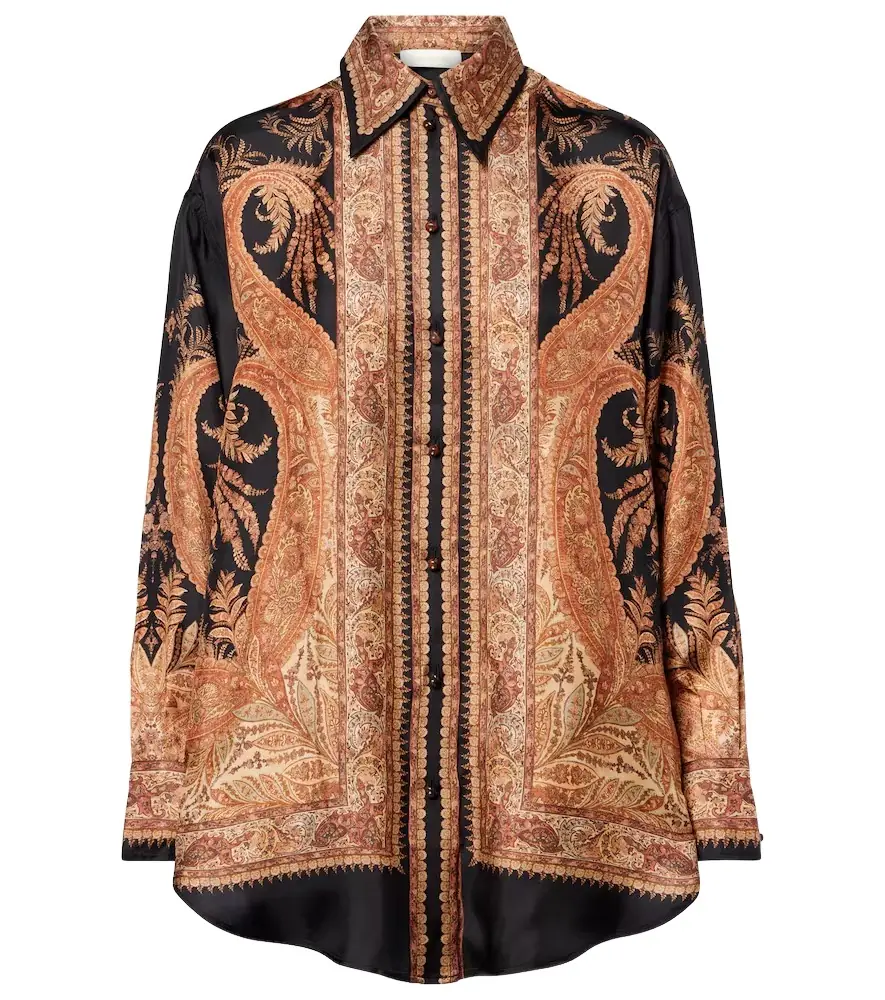 Zimmermann Hypnotic silk shirt