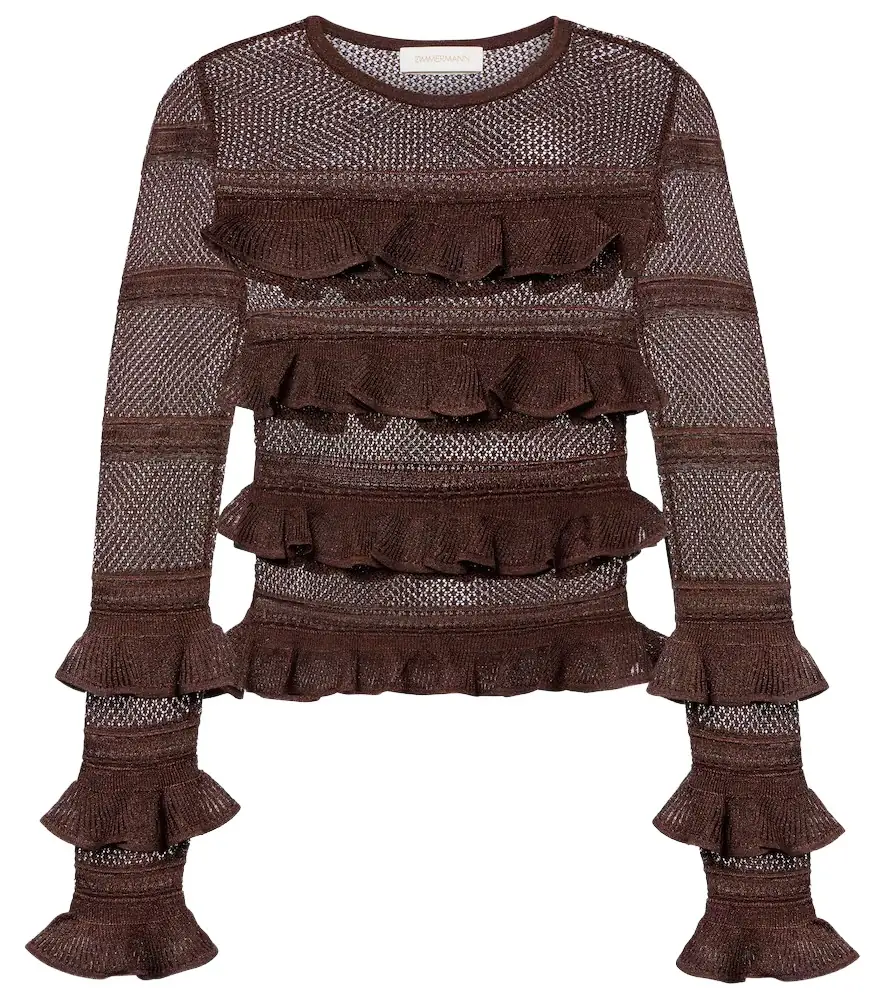 Zimmermann Hypnotic ruffled top