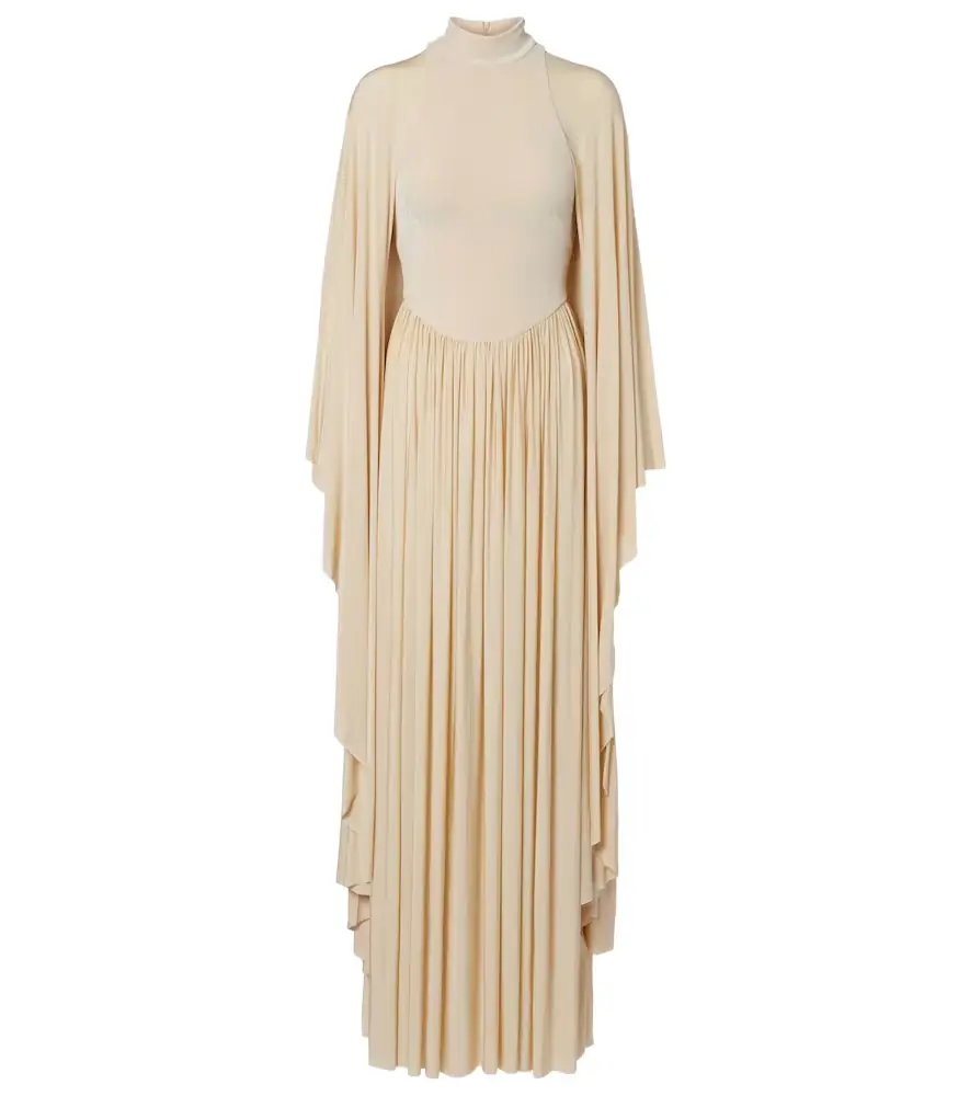 Zimmermann Memento pleated velvet gown