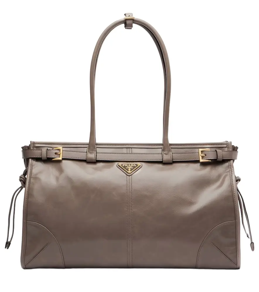 Prada Bonnie Large leather shoulder bag
