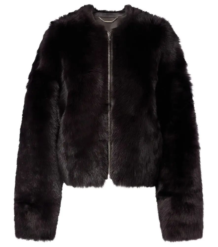 Nour Hammour Dianne shearling jacket