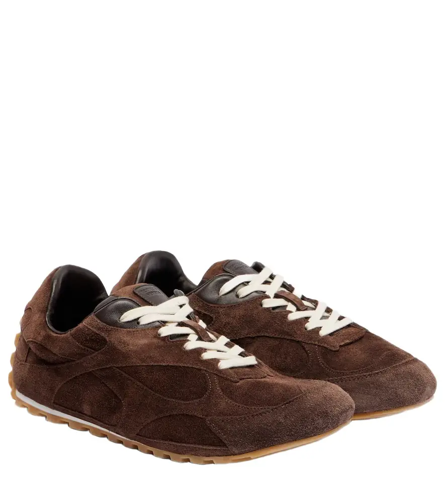 Bottega Veneta Orbit Flash suede sneakers