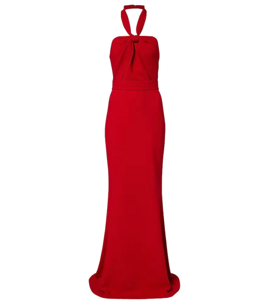Elie Saab Draped halterneck gown