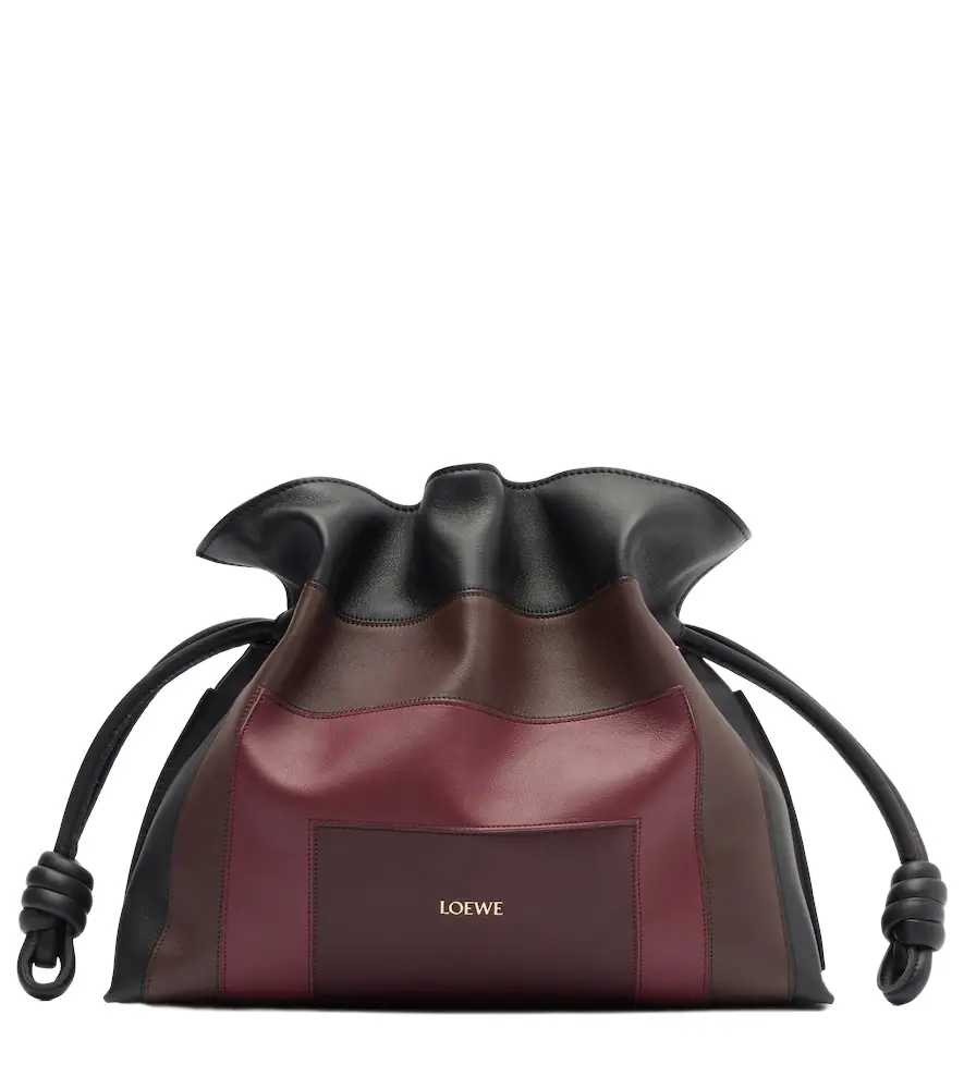 Loewe Flamenco Medium leather clutch