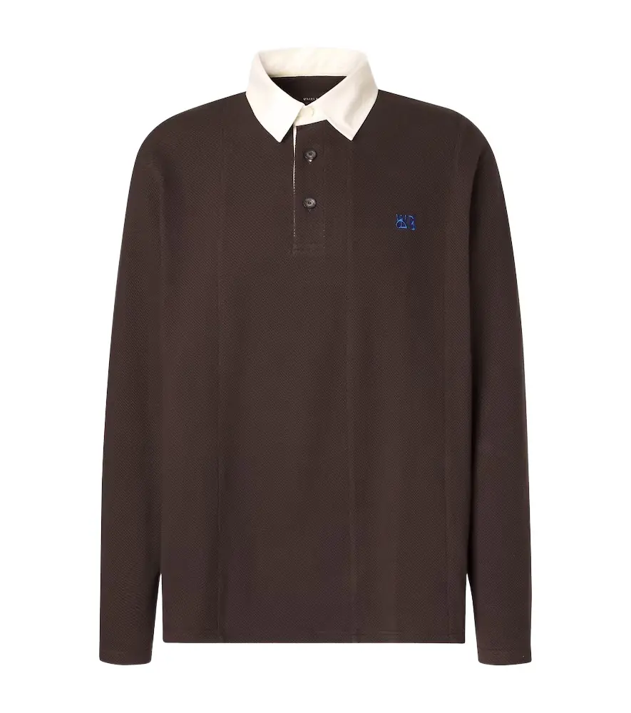 Wales Bonner City cotton-blend polo shirt