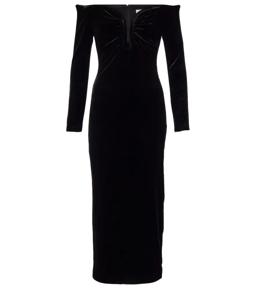 Roland Mouret Off-shoulder midi dress
