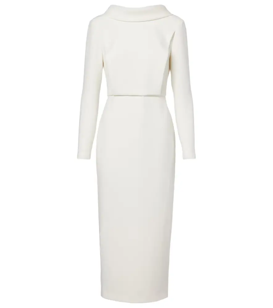 Roland Mouret Crêpe midi dress
