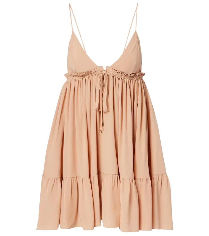 Chloe Chloé Silk crêpe minidress