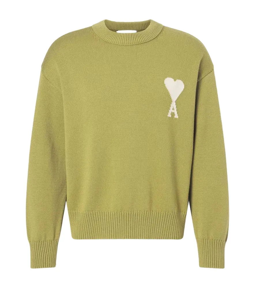 Ami Paris Ami de Caur wool and cotton sweater