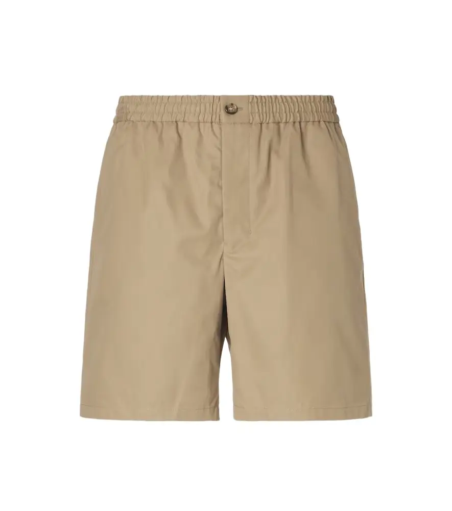 Ami Paris Cotton gabardine Bermuda shorts