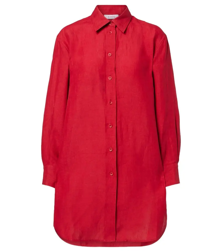 Eres Mignonette oversized linen shirt