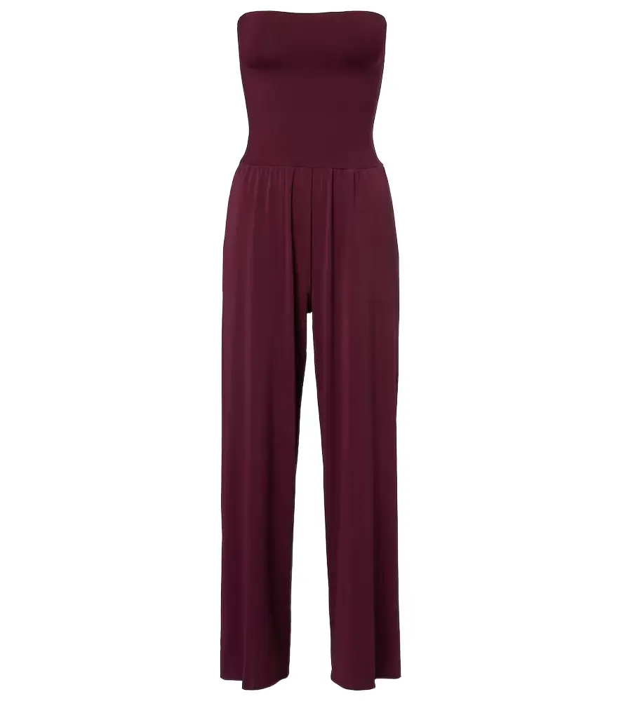 Eres Dao strapless jersey jumpsuit