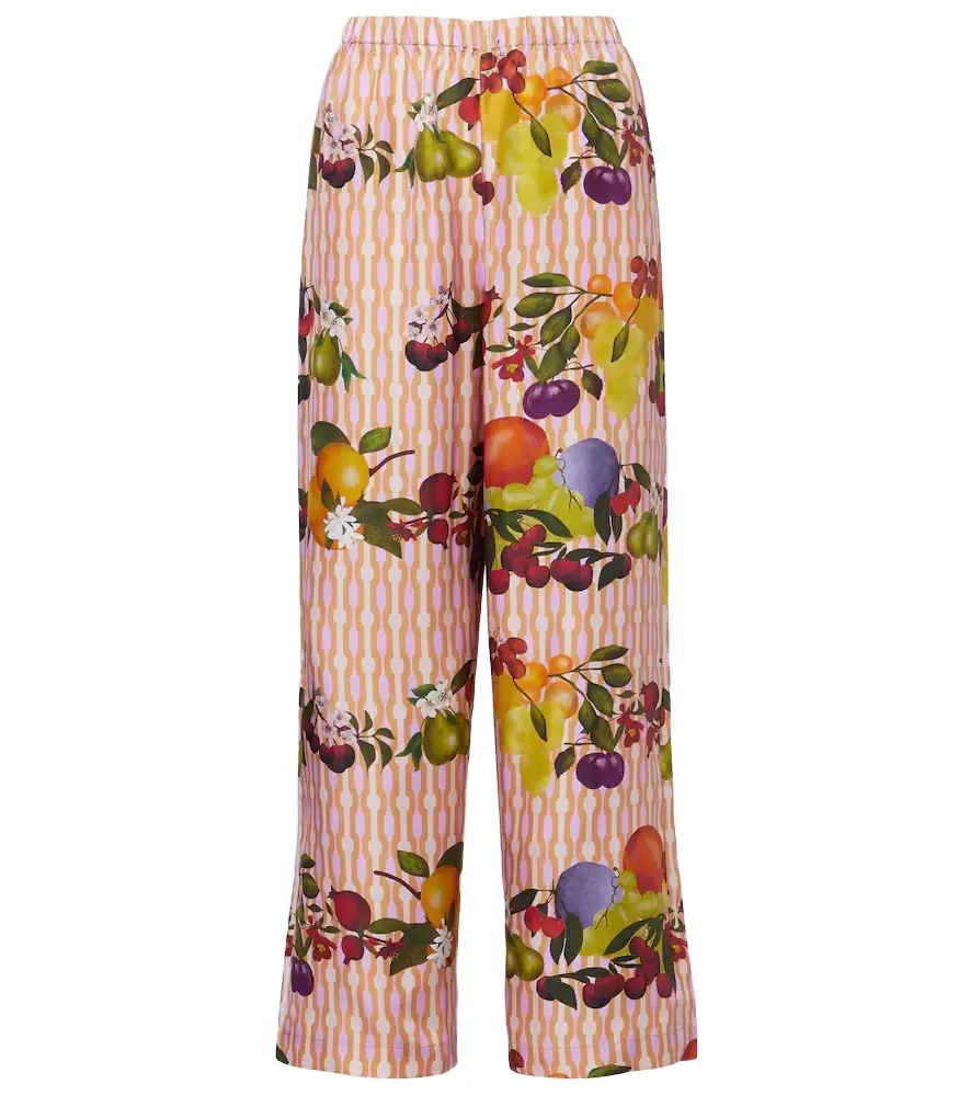 Eres Cannelle silk twill wide-leg pants