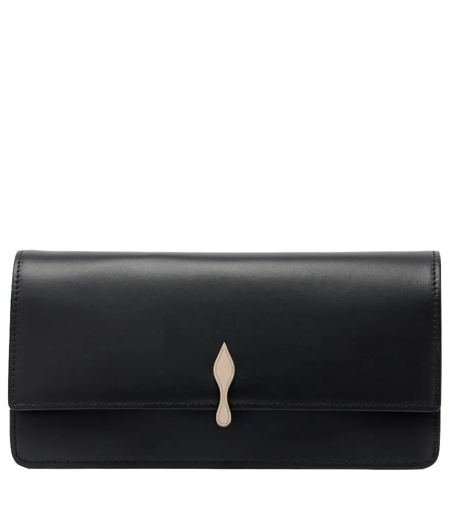 Christian Louboutin Bettina leather clutch
