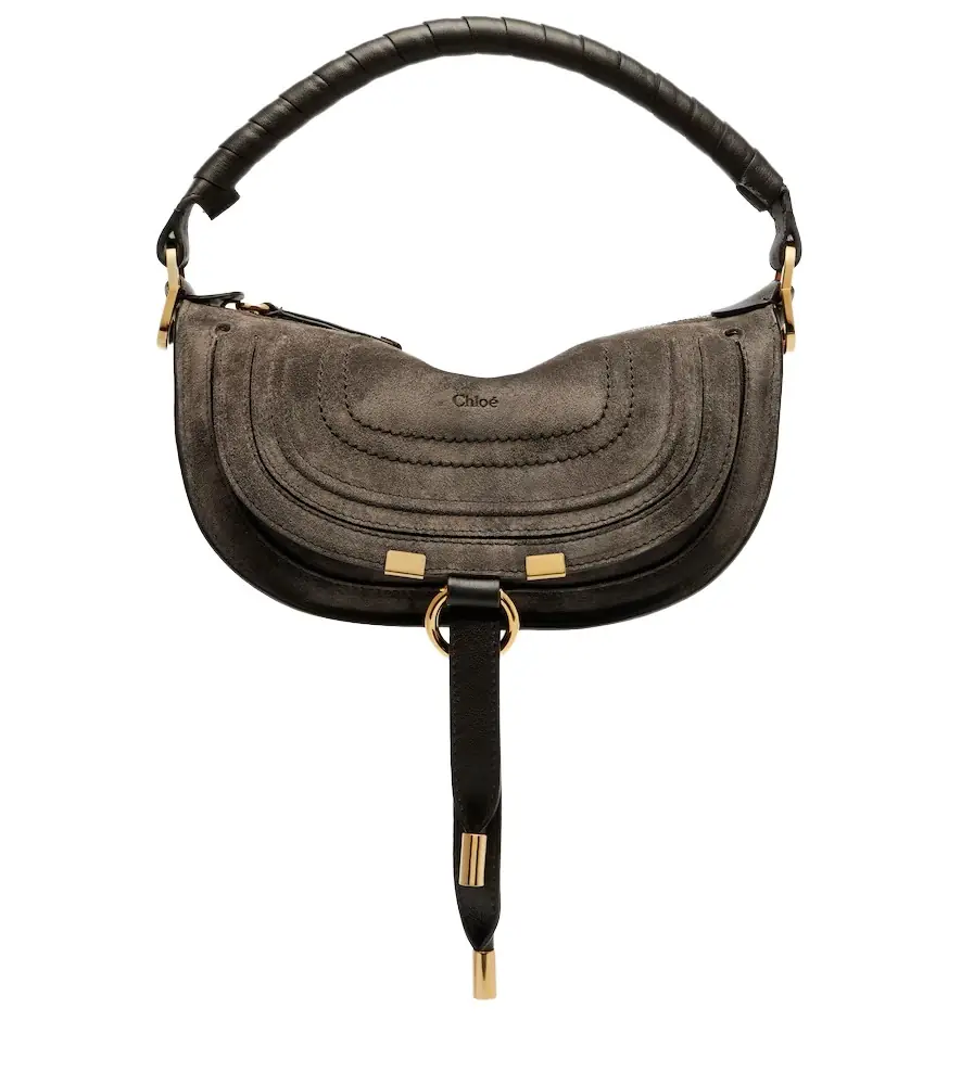 Chloe Chloé Marcie Mini suede shoulder bag