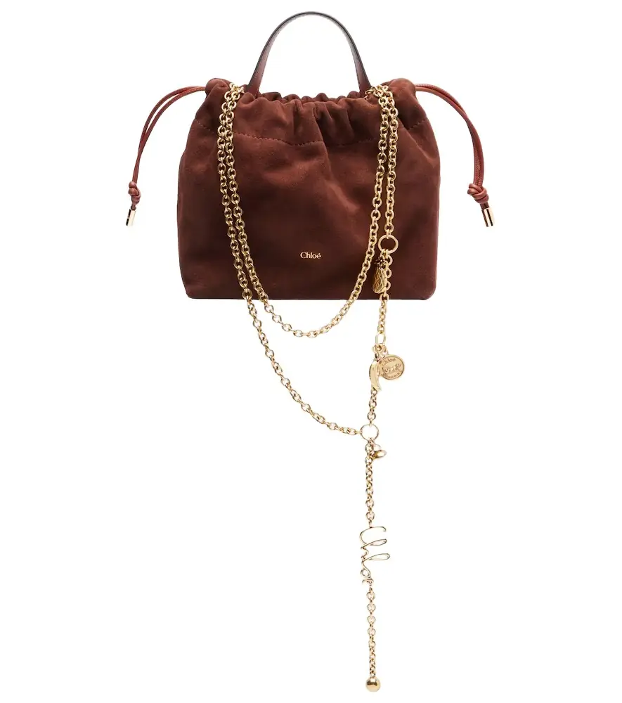 Chloe Chloé Chloé Icons Small suede bucket bag