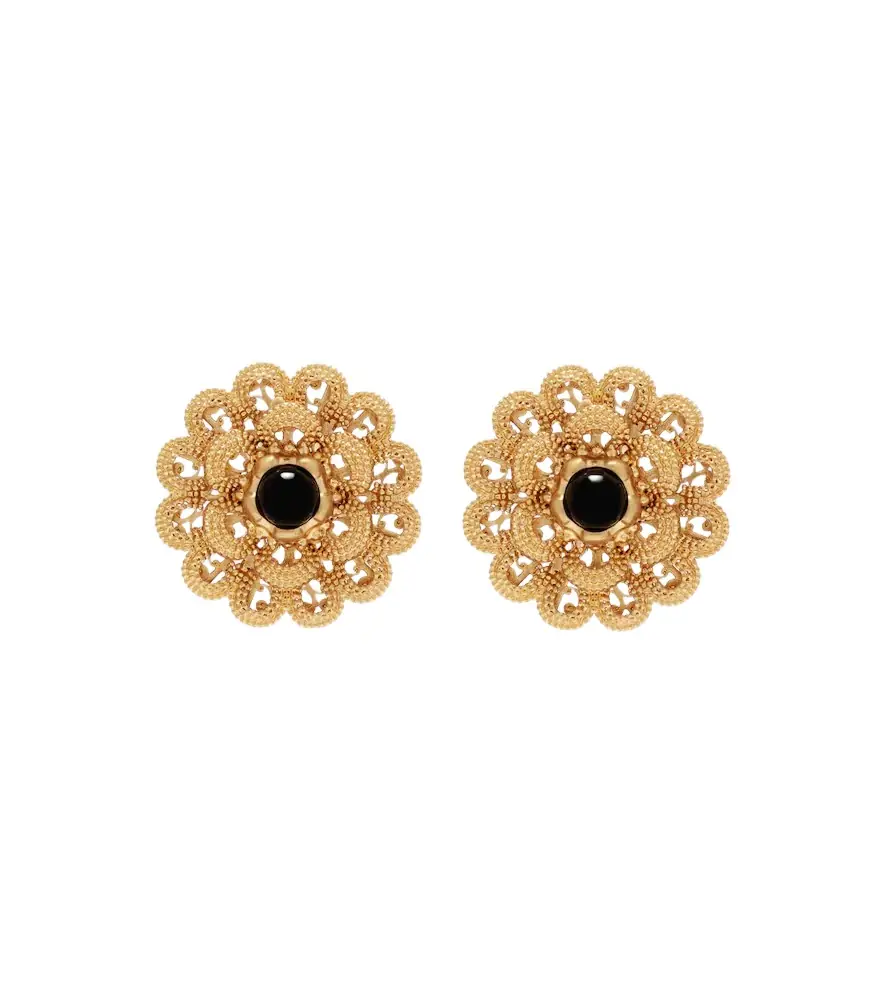 Chloe Chloé Chloé Feather embellished earrings
