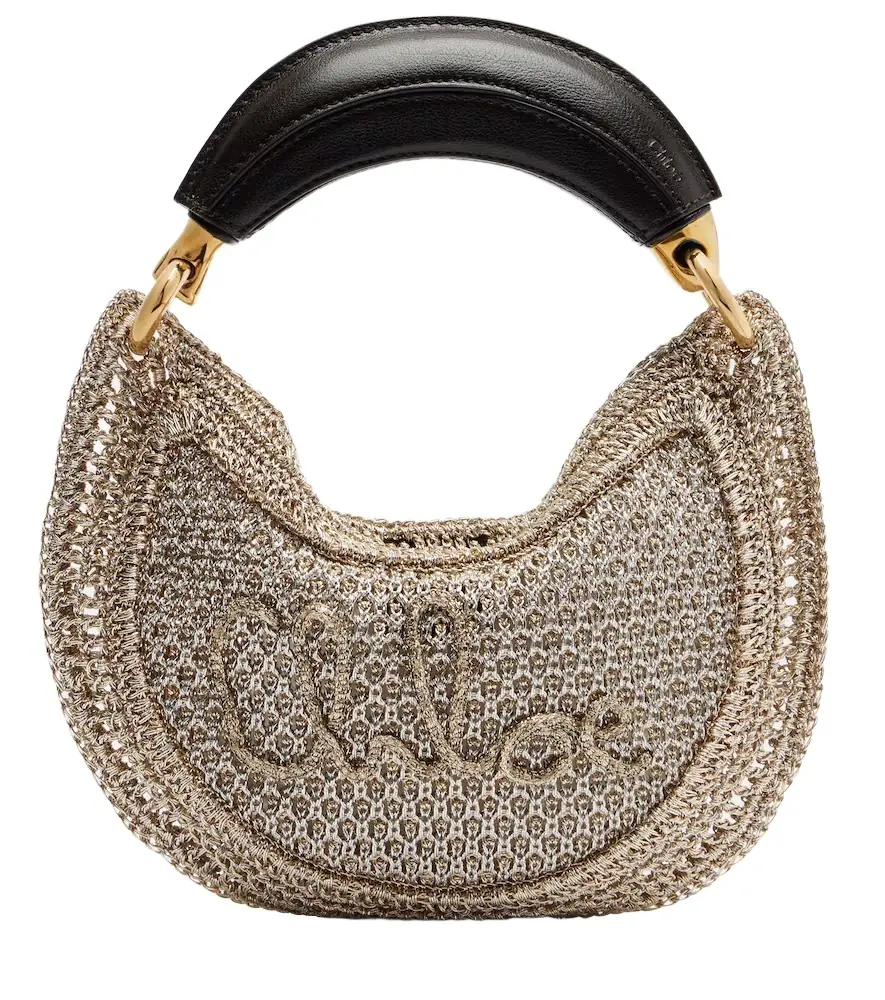 Chloe Chloé Summer Banana Mini crochet shoulder bag