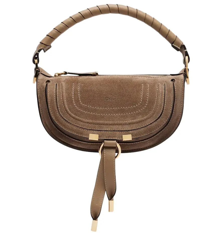 Chloe Chloé Marcie Mini suede shoulder bag