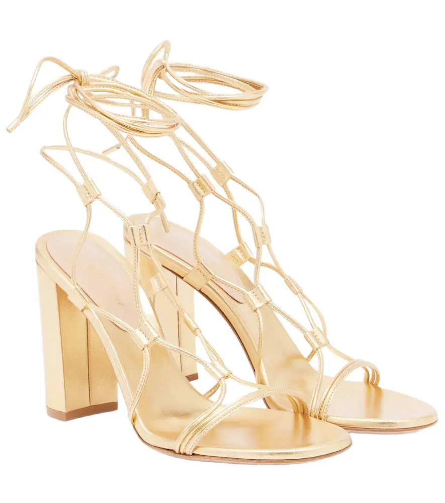Gianvito Rossi 95 leather sandals