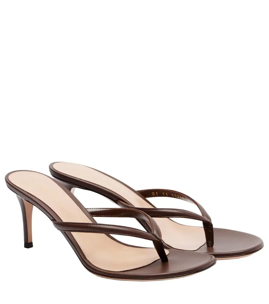 Gianvito Rossi Calypso 70 leather sandals