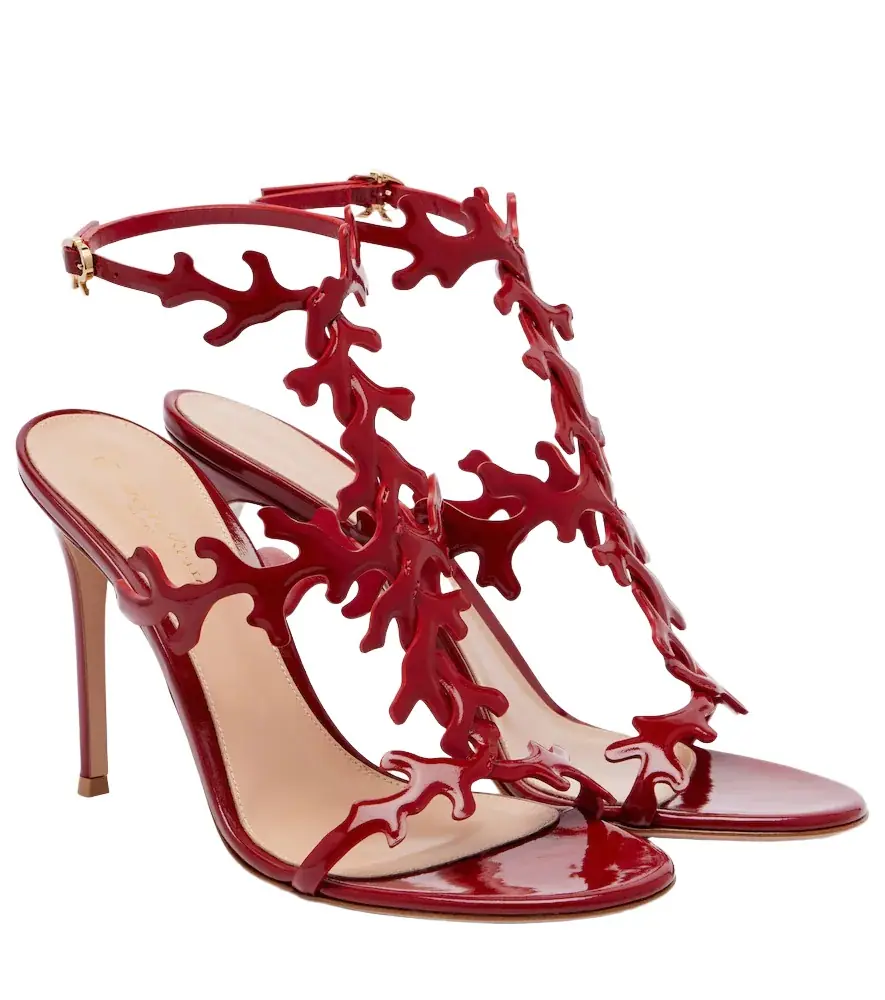 Gianvito Rossi Ocean patent leather sandals
