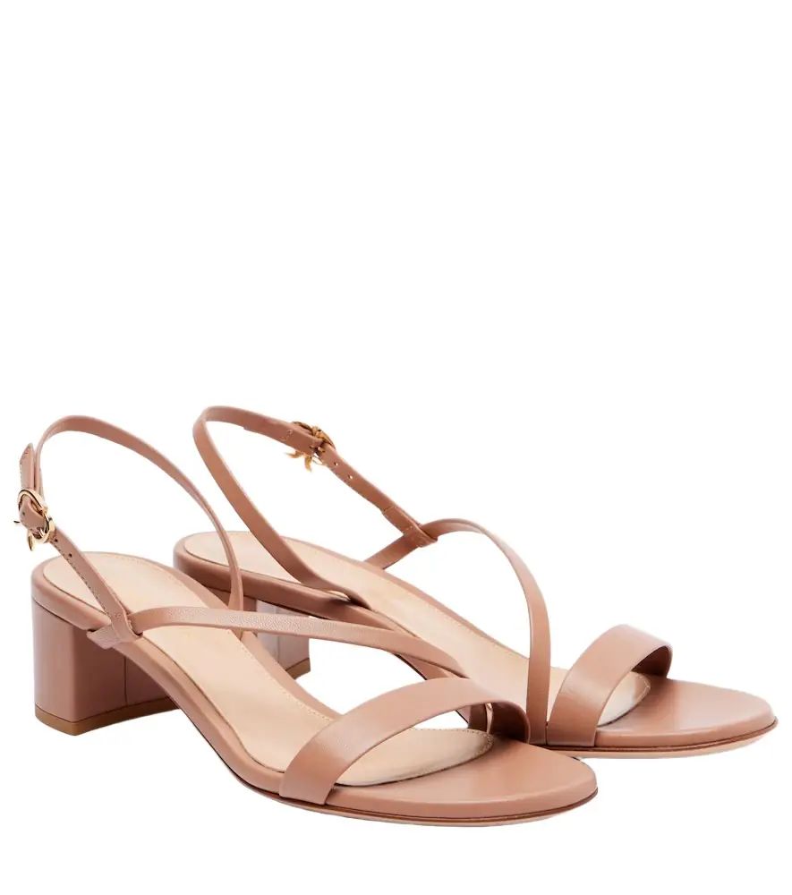 Gianvito Rossi Betsey 45 leather sandals - Women's Shoes